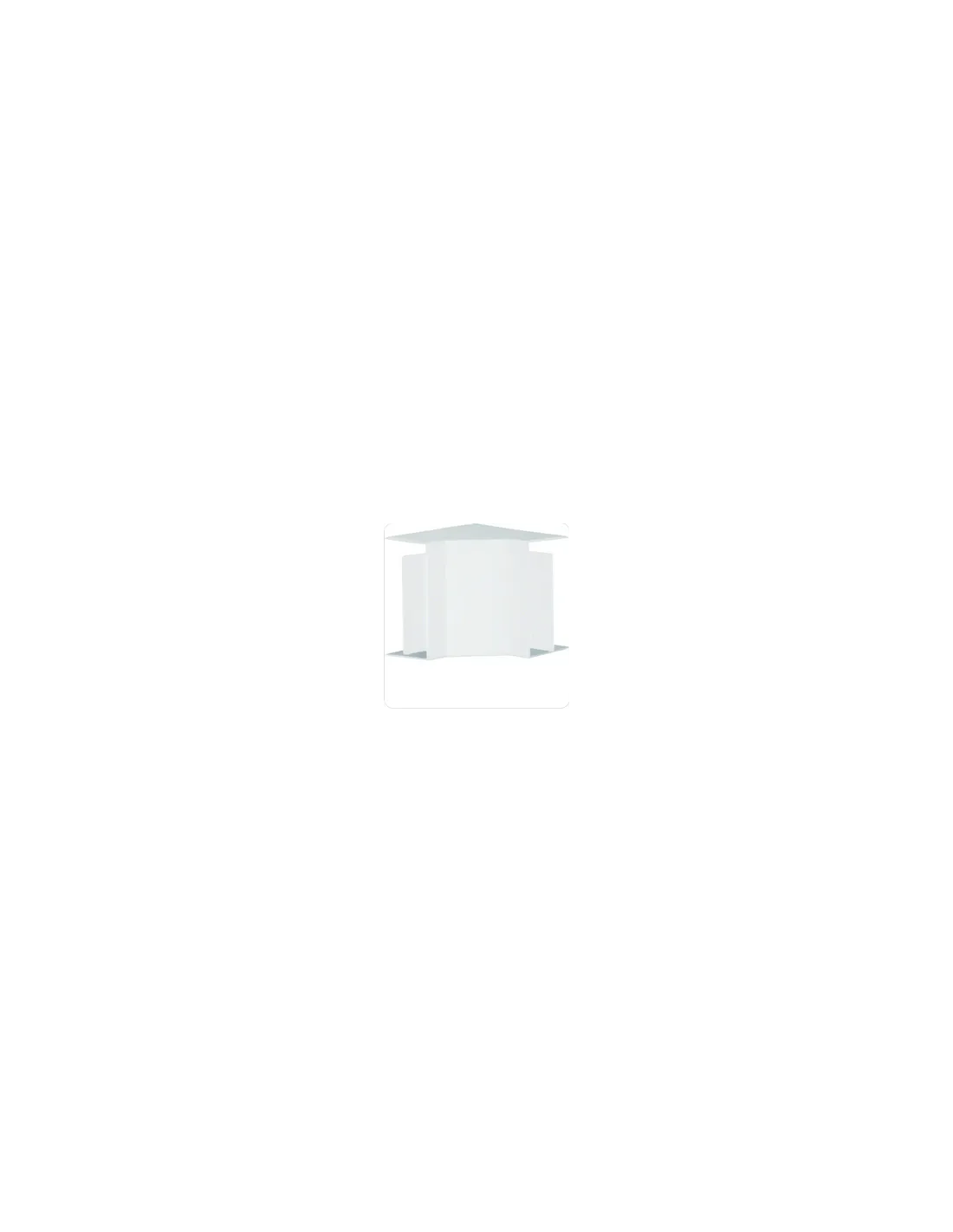 Angle intérieur lifea pour LF/FB60110 RAL 9016 Pure HAGER LF6011049016