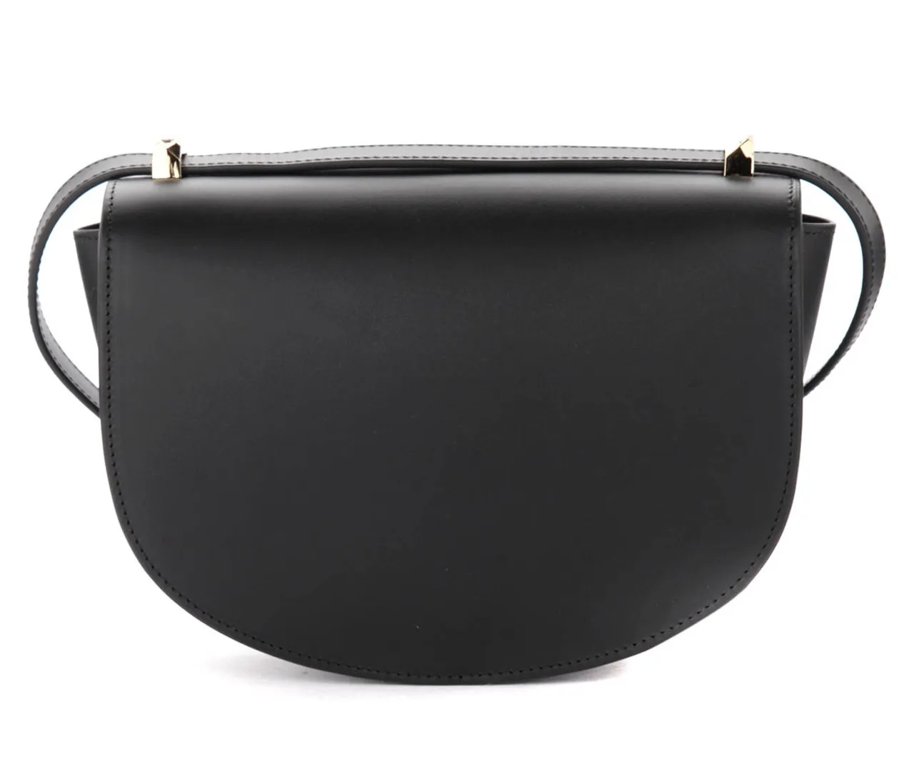 A.P.C. Sac à bandoulière Geneve en cuir noir