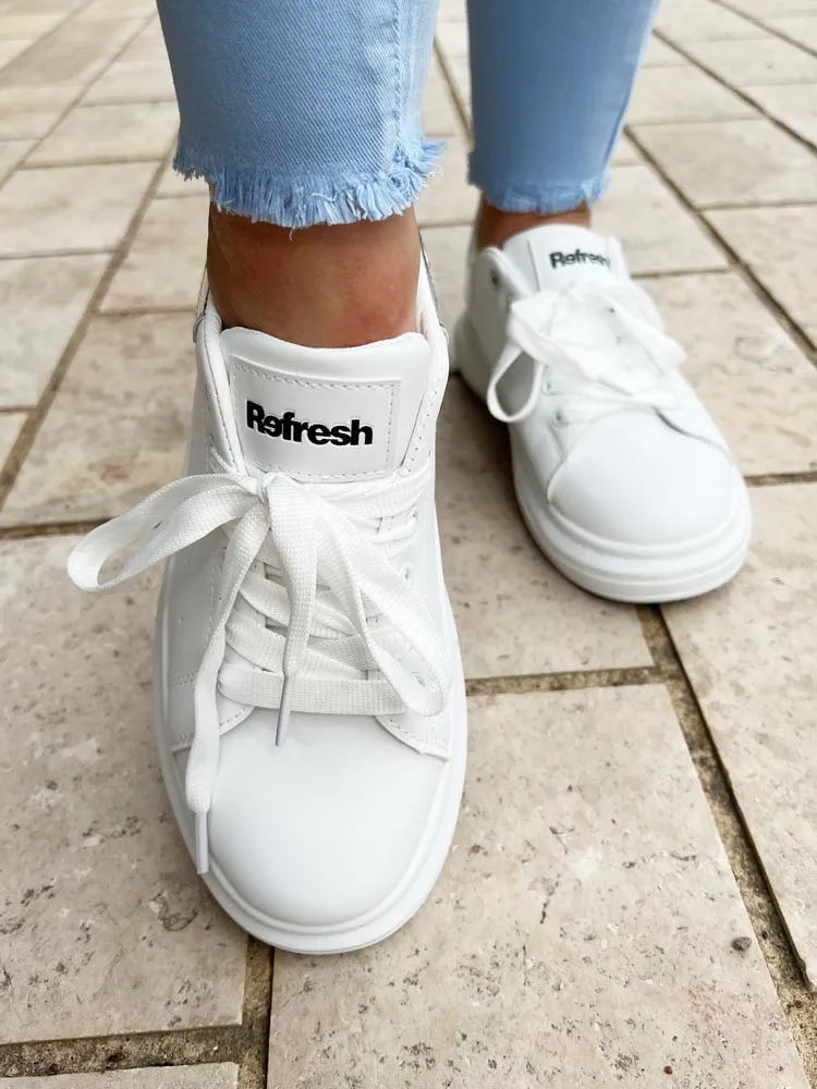 Baskets blanches SYETA - Refresh - Chaussures femme Cléstyle Couleur Blanc Chaussures 37
