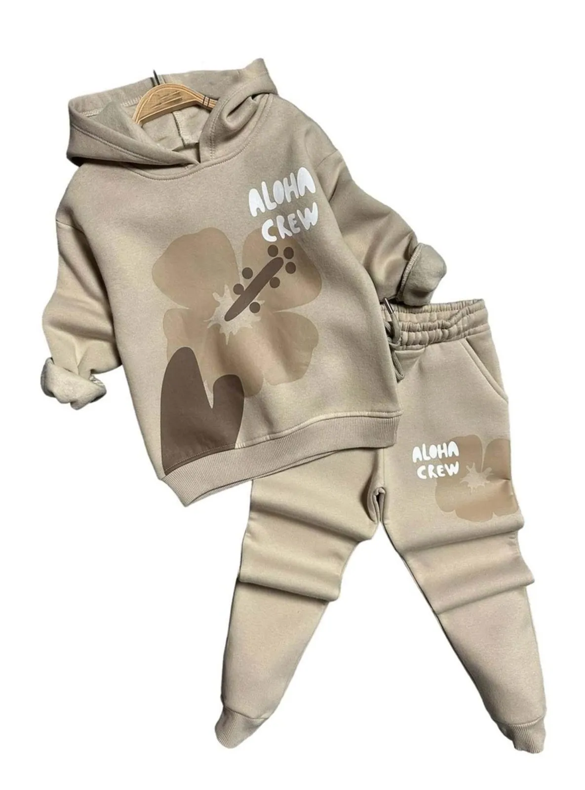Beige - Girls` Suit