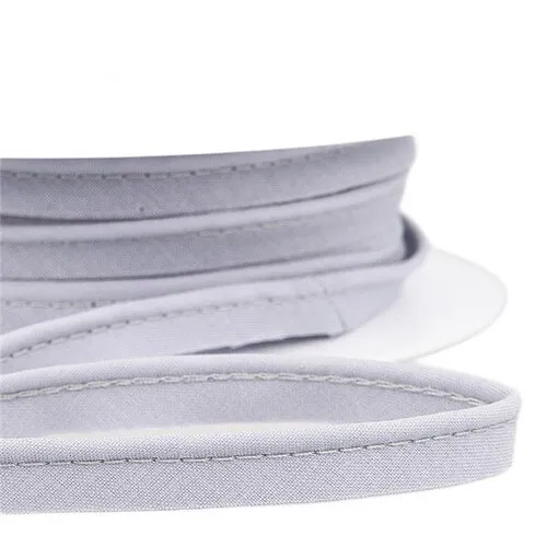 Bobine 25m passepoil robe biais tous textiles 10mm gris/gris