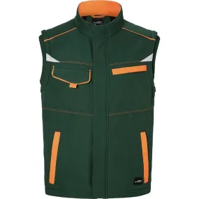Bodywarmer softshell unisexe - JN852 - vert foncé 
