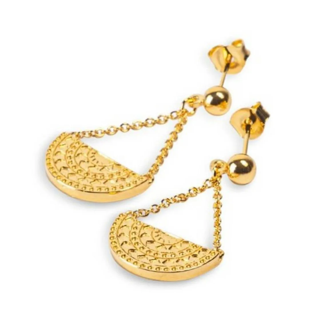 Boucles d'oreilles Dorées Kosma Paris BES25076-G | 3 Suisses