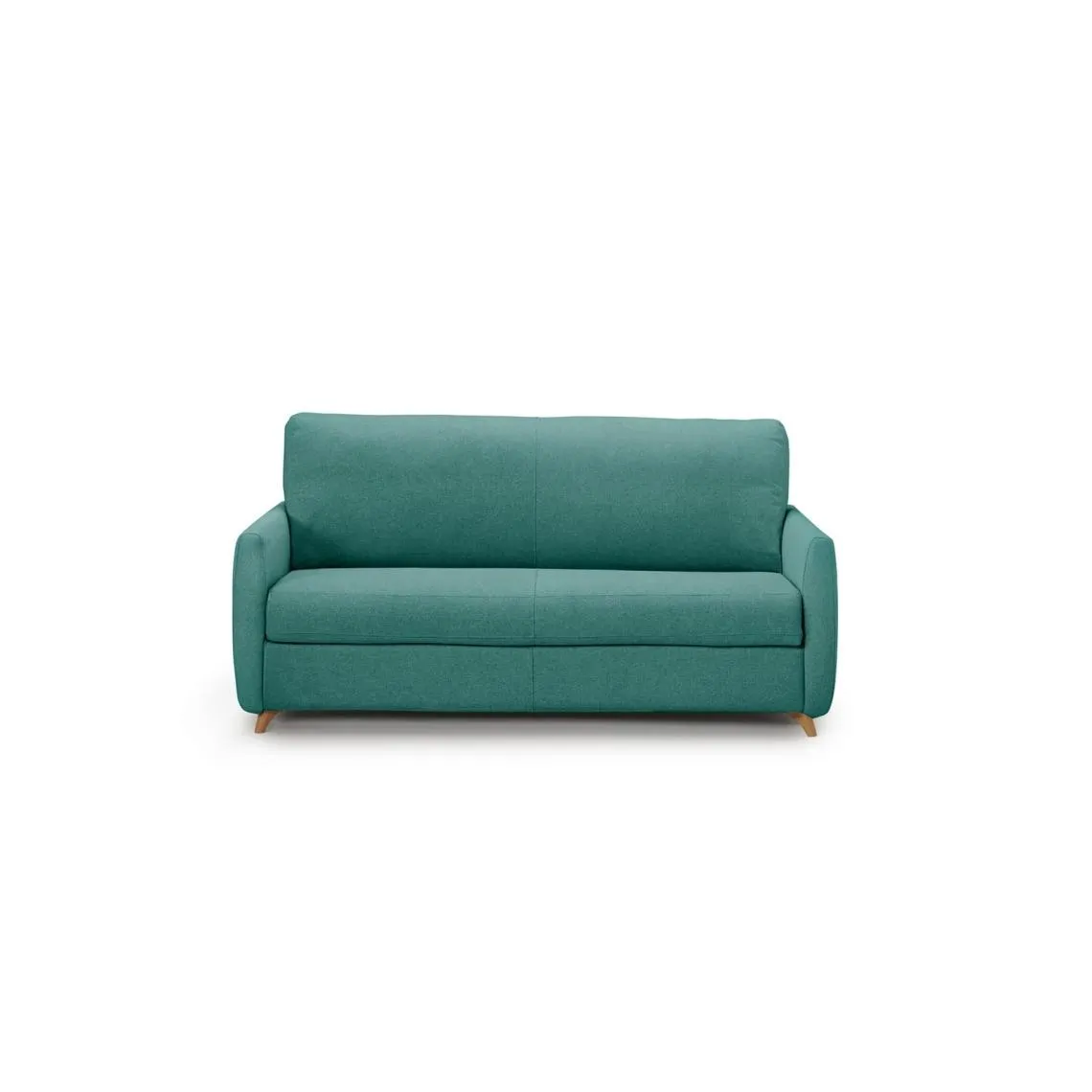Canapé convertible express Bleu Canard 3 places GIACOMO | 3 Suisses