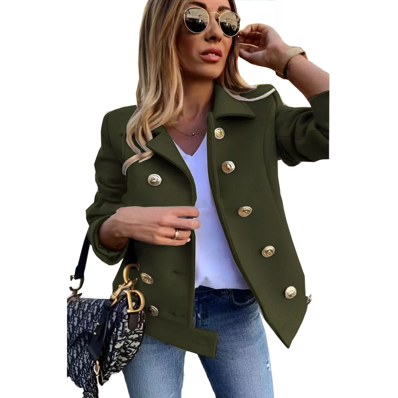 Carina - légante veste en laine ajustée