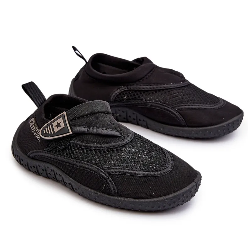 Chaussures d'eau pour enfants noires Big Star NN374466 le noir