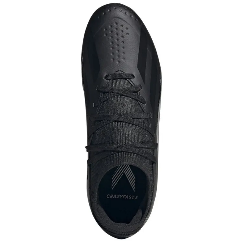 Chaussures de football adidas X Crazyfast.3 Fg Jr ID9355 le noir