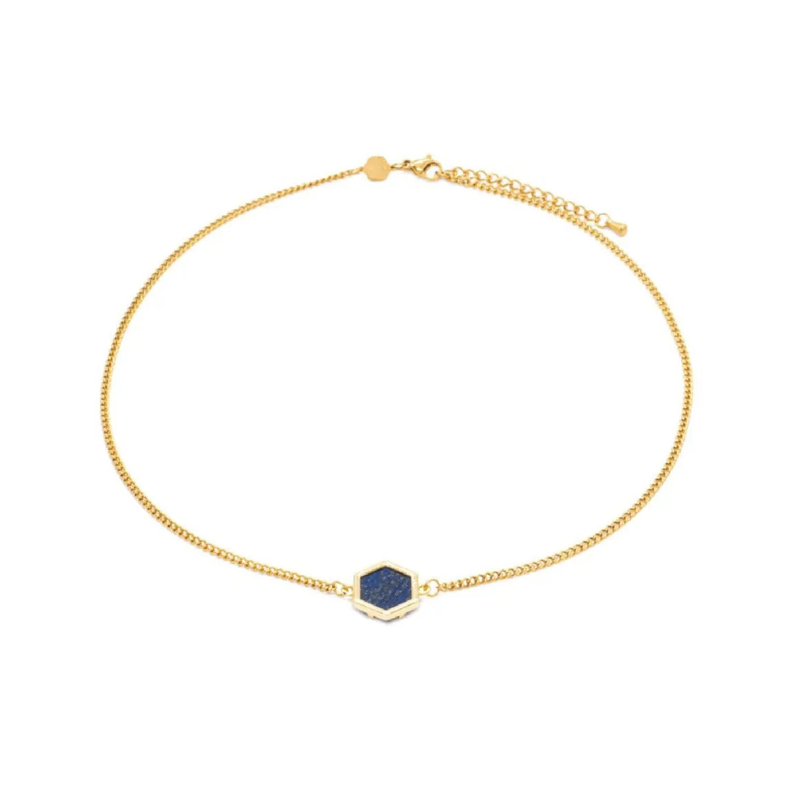 Collier Femme Sloya Hexalia en pierres Lapis-lazuli | 3 Suisses
