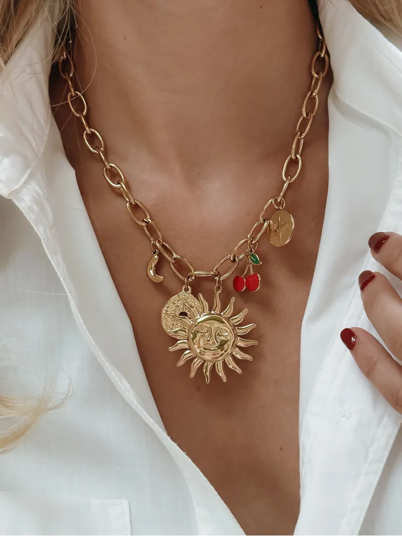Collier Solène - Doré