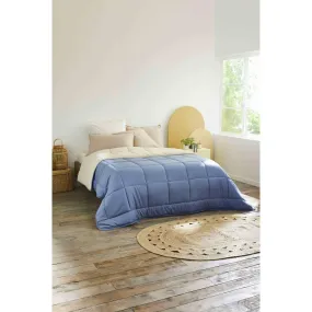Couette légère bicolore COCOON petrole/mastic | 3 Suisses