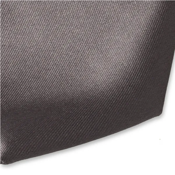 Cravates / Cravate gris foncé en satin polyester