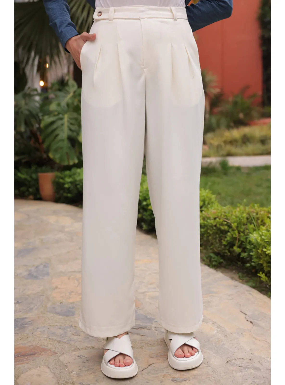 Cream - Pants