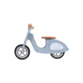 Draisienne Scooter en bois Bleu Little Dutch
