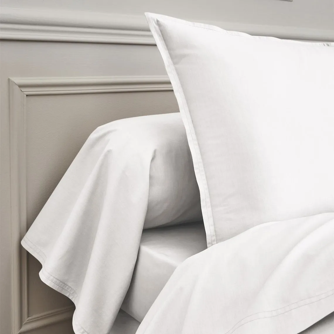 Drap plat en percale de coton, Première, Blanc | 3 Suisses