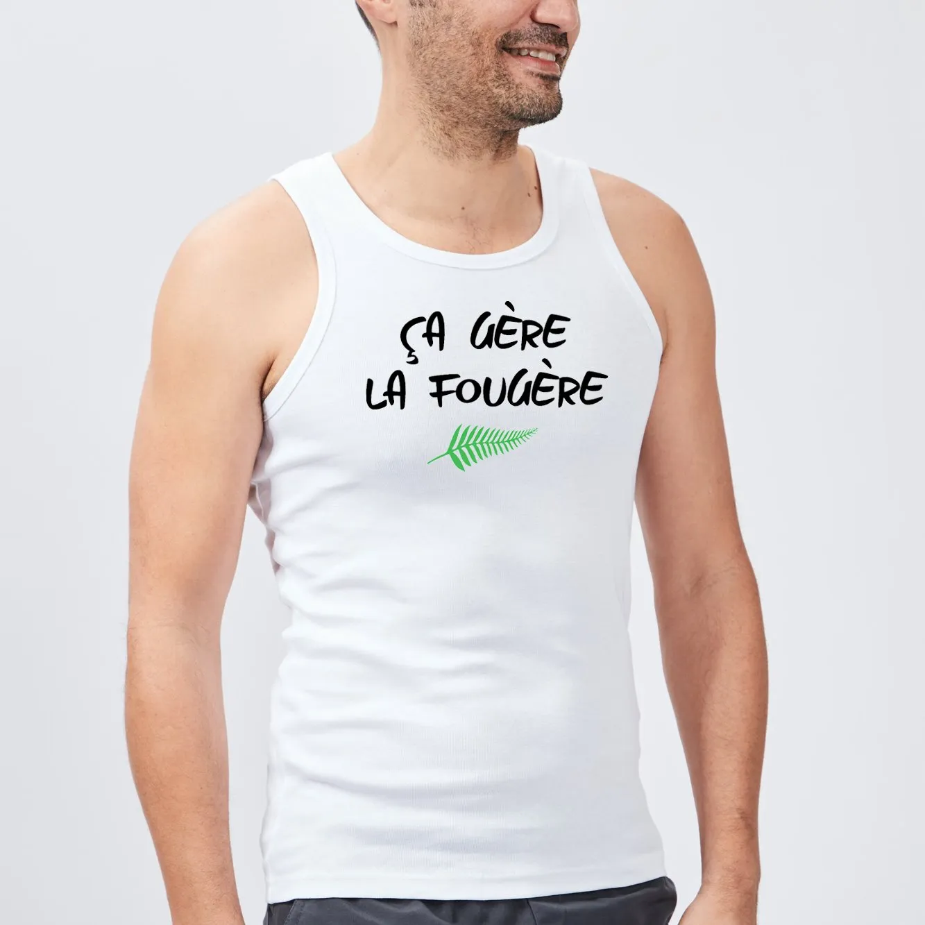 Débardeur Homme Ça gère la fougère