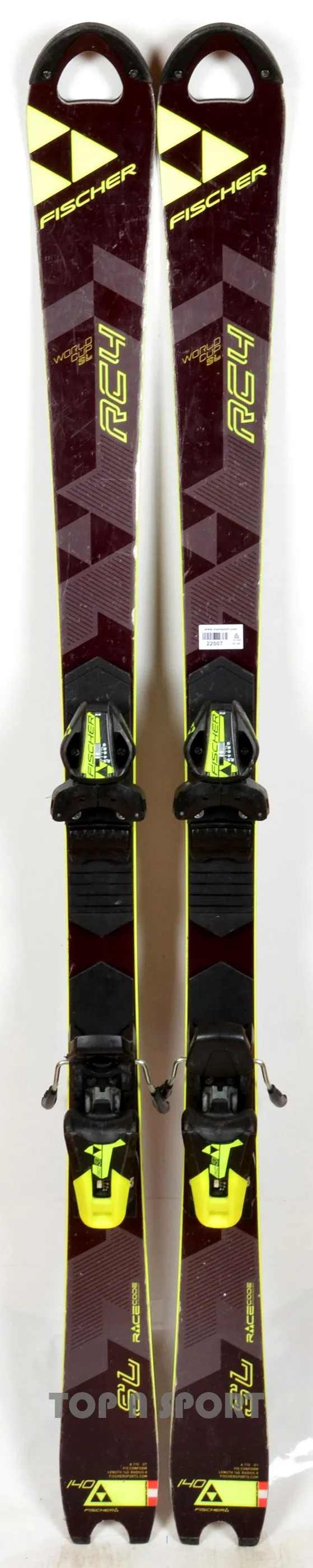 Fischer RC4 WC SL JUNIOR - skis d'occasion Junior