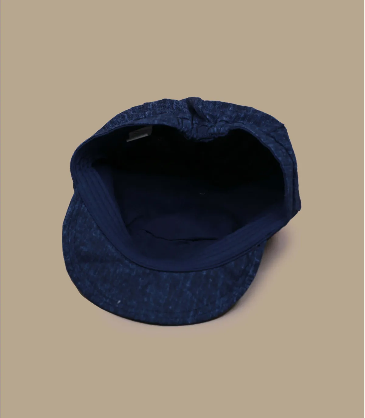 gavroche femme bleu marine lin - Serena bleu marine Fiebig : Headict