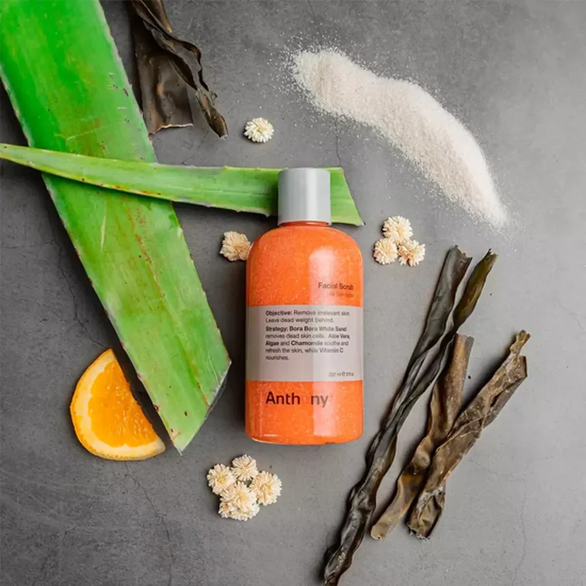 Gel Exfoliant Visage Sans Paraben Anthony - Gommage & Masque Homme sur MenCorner