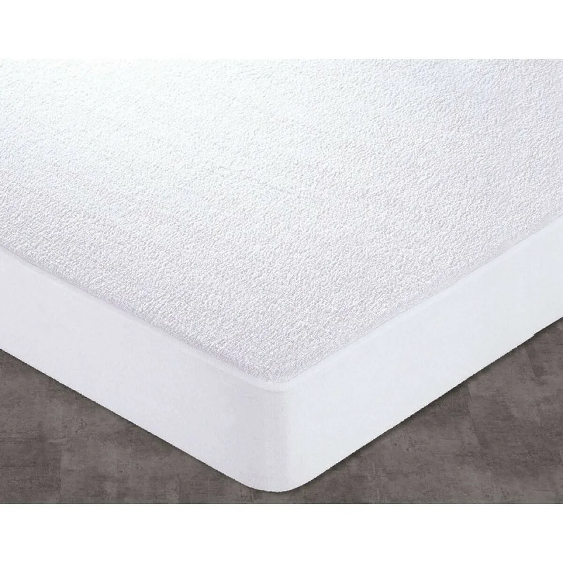 Housse bouclette imperméable antiacariens 170g/m2 - Blanc | 3 Suisses