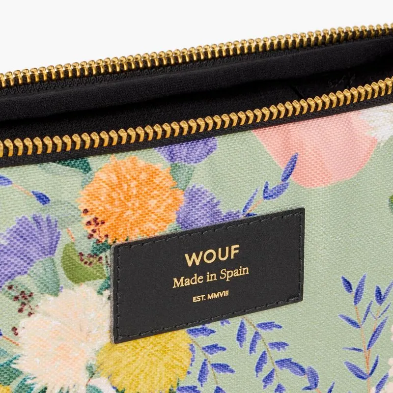 Housse ordinateur  Wouf 15 pouces 35.8 cm Aida - Imprimé floral muticolore et pastel