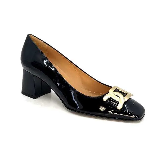 Ivoire Ch732 Cuir Vernis Noir