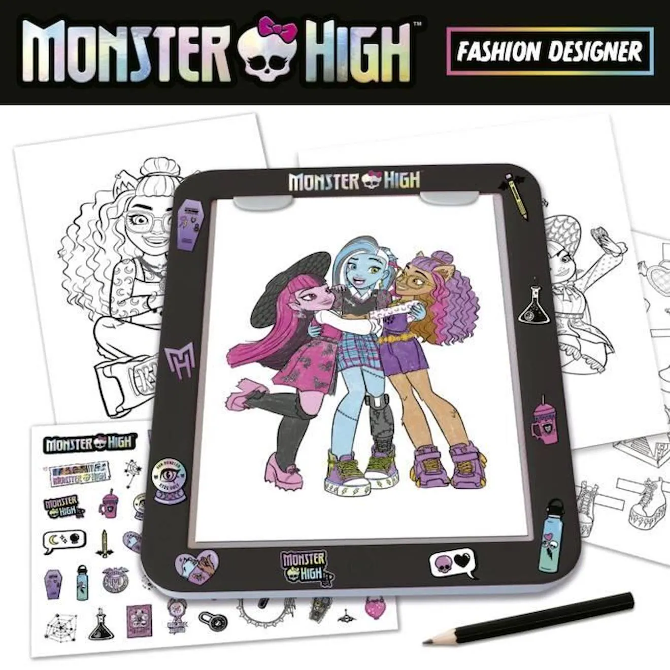 Jeu de mode - EDUCA - Fashion Designer Monster High noir - Educa