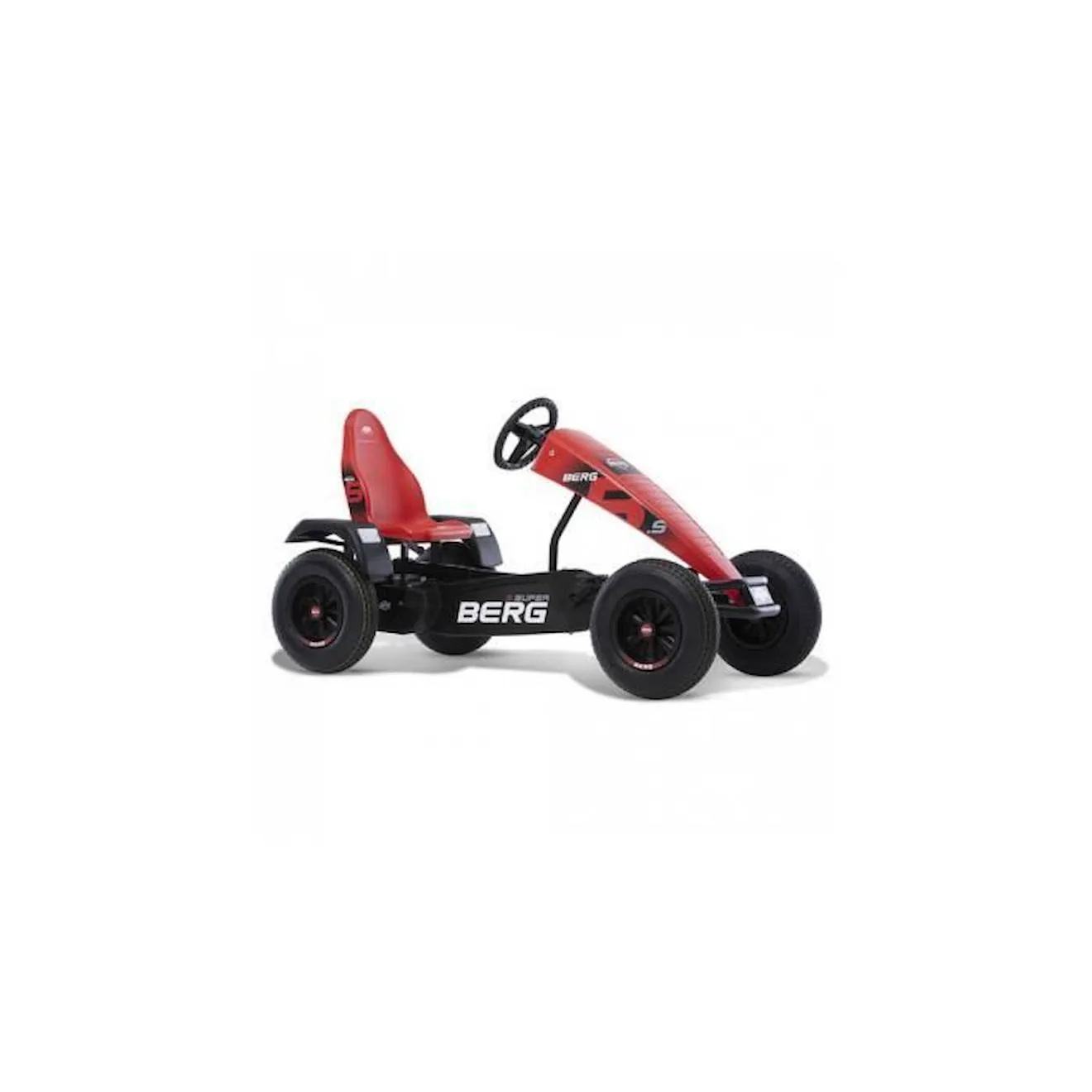 Kart à pédales électrique BERG E avec cadre XXL B.Super Red - 3 vitesses rouge - Berg Toys