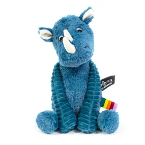 latelierdemaman - Les déglingos - Peluche Ptipotos le rhinocéros bleu