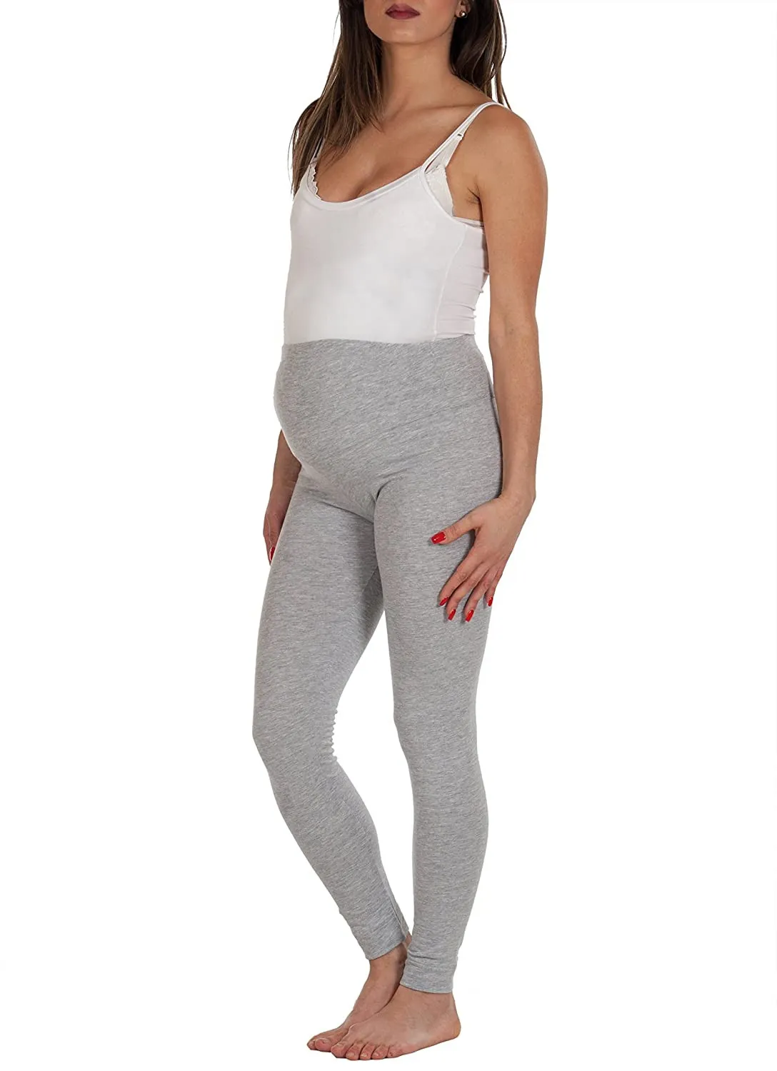 Legging de maternité conformé Gris