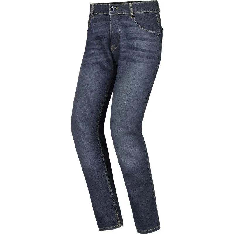Legging moto BILLIE LONG IXON bleu délavé - MAXXESS.FR, Pantalon moto textile