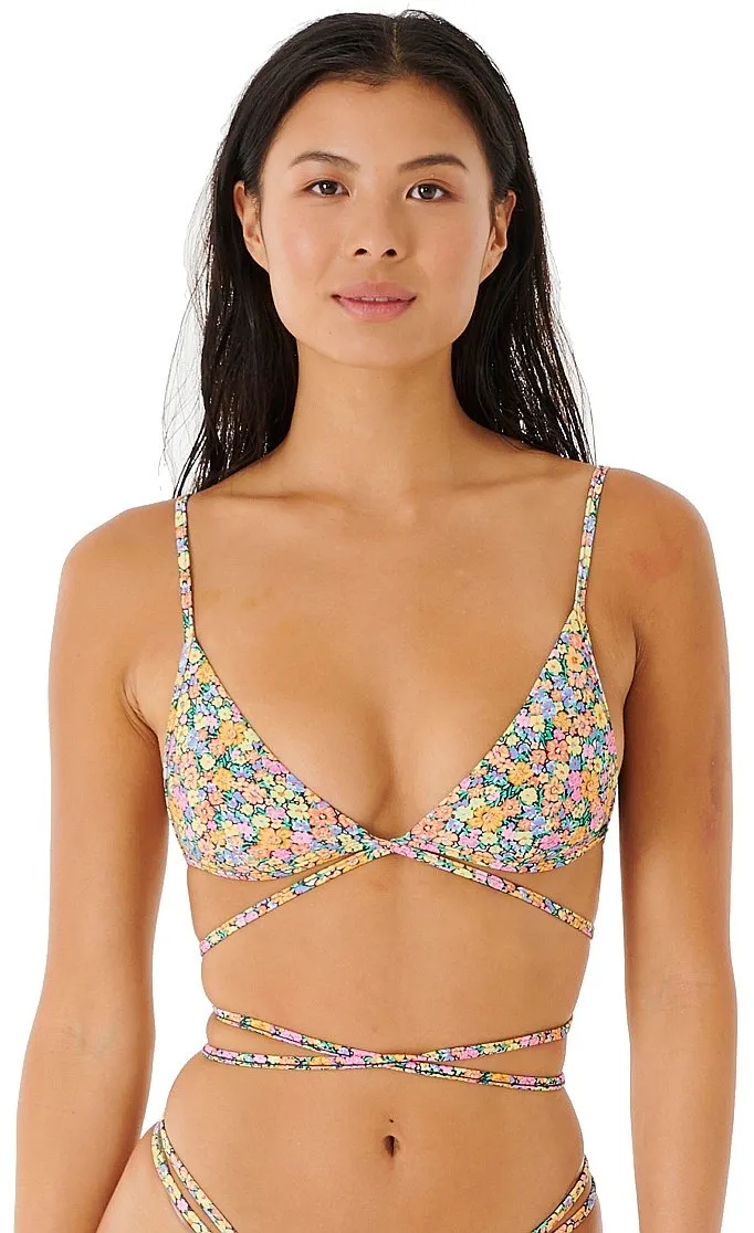 maillot de bain Rip Curl Afterglow Floral Wrap Tri Top - Multico - women´s