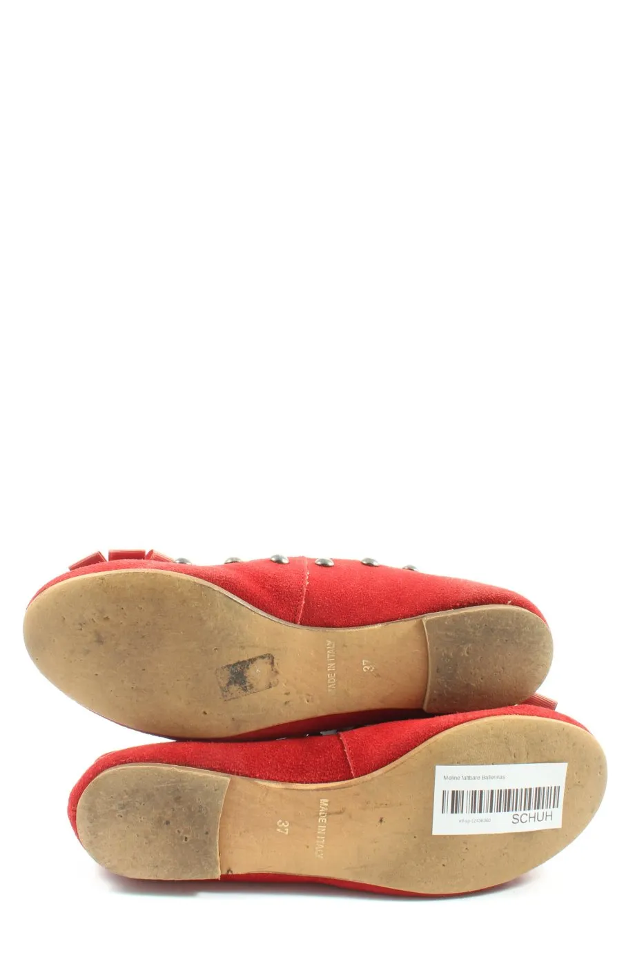 Meline Ballerines pliables rouge style décontracté