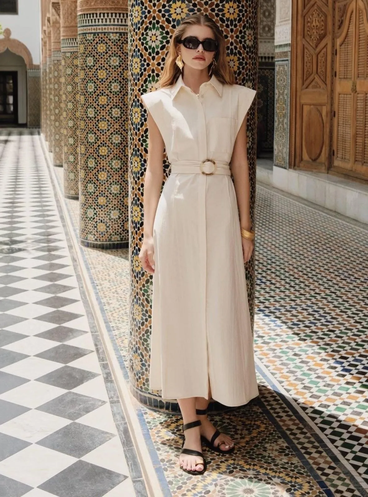 Multi Color - Modest Dress