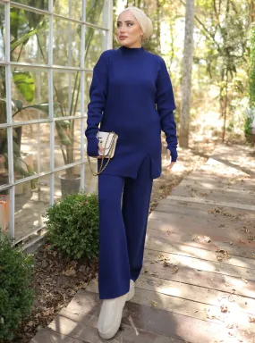 Navy Blue - Knit Suits