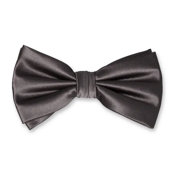 Noeuds papillon / Nœud papillon en polyester gris foncé