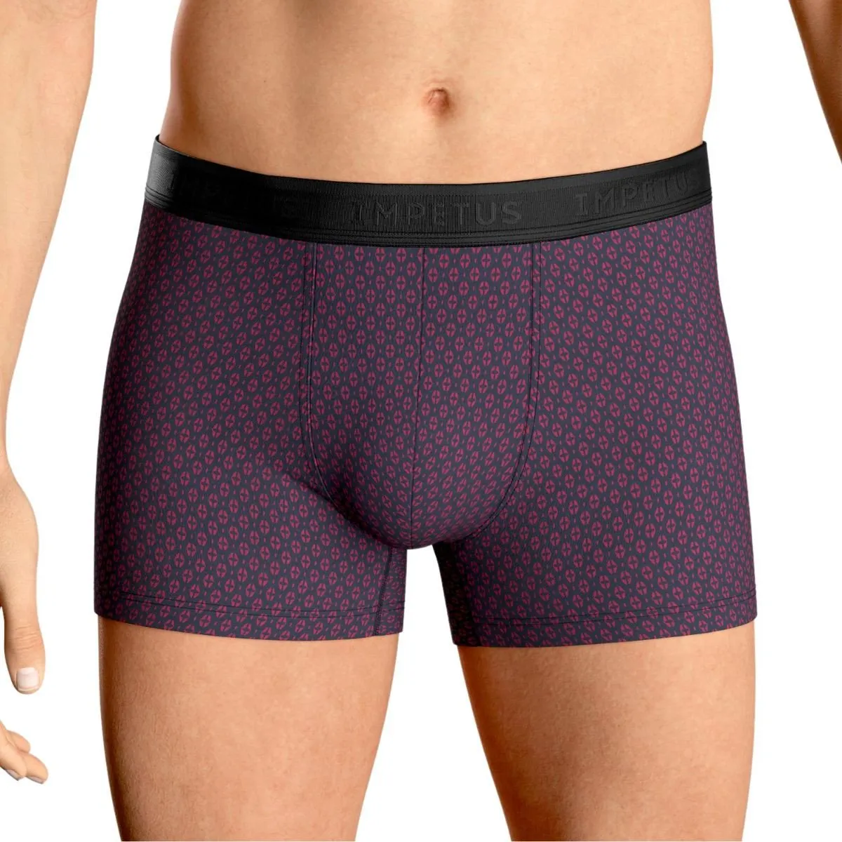 Pack de 2 boxers Malibu pour homme marque Impetus noir et rouge