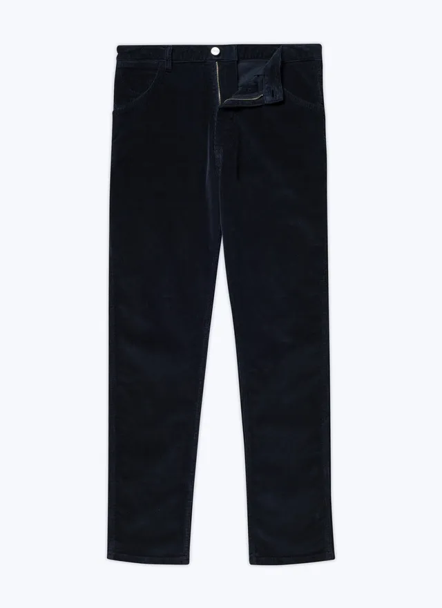 Pantalon Bleu Marine Velours Homme - Fursac - P3VLAP-TP22/30