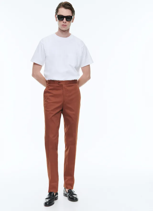 Pantalon Chino Camel Homme - Fursac - P3DROP-VP14-G005