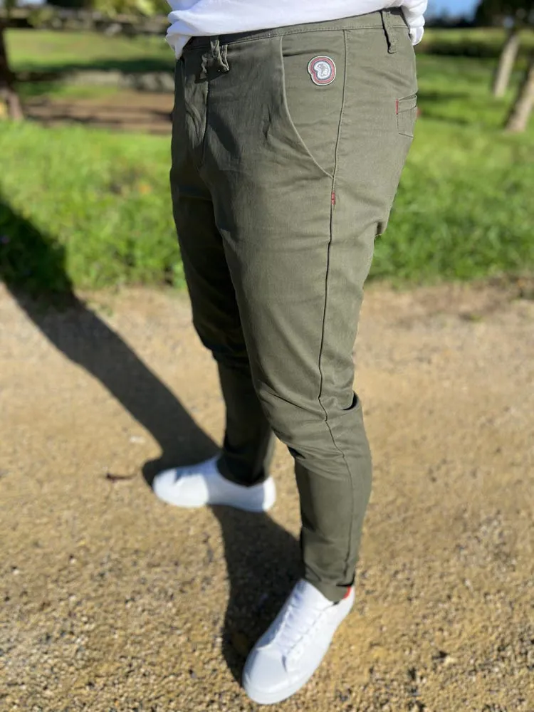 Pantalon chino kaki - Benson & Cherry - JAXESS - Prêt à porter homme Cléstyle Couleur KAKI 36 à 60 38