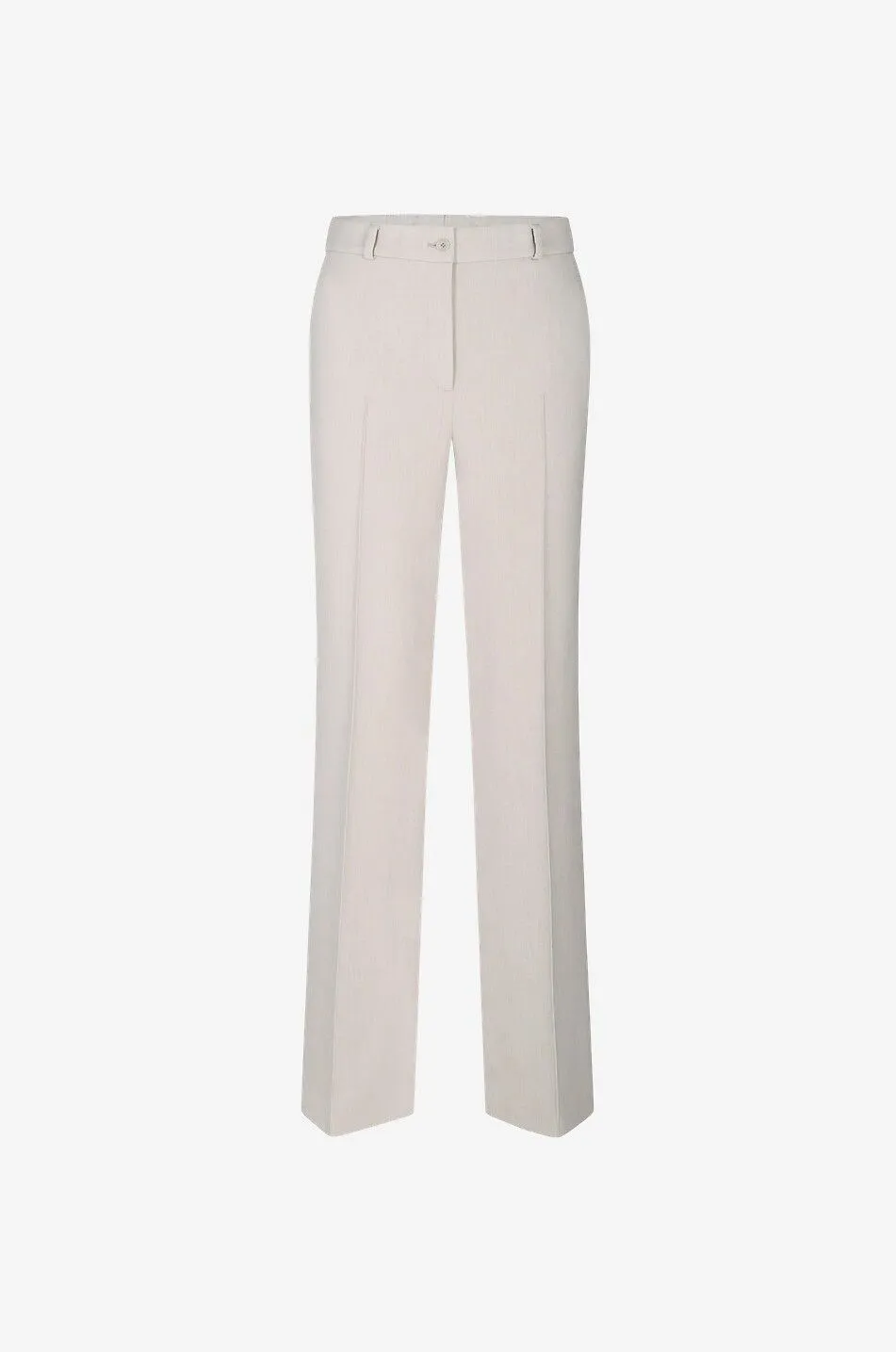 Pantalon droit en pebble crêpe Faysa