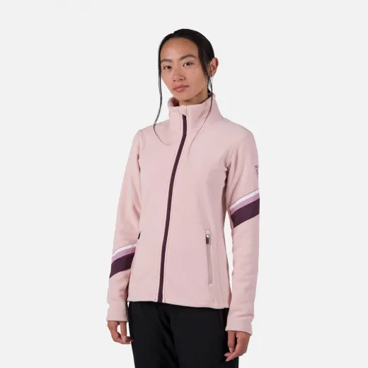 Polaire strawpile femme powder pink