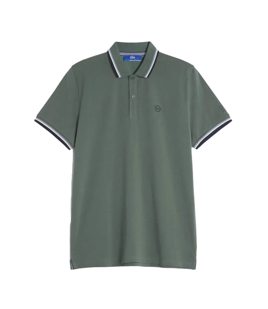 Polo Vert Homme TBS Epol