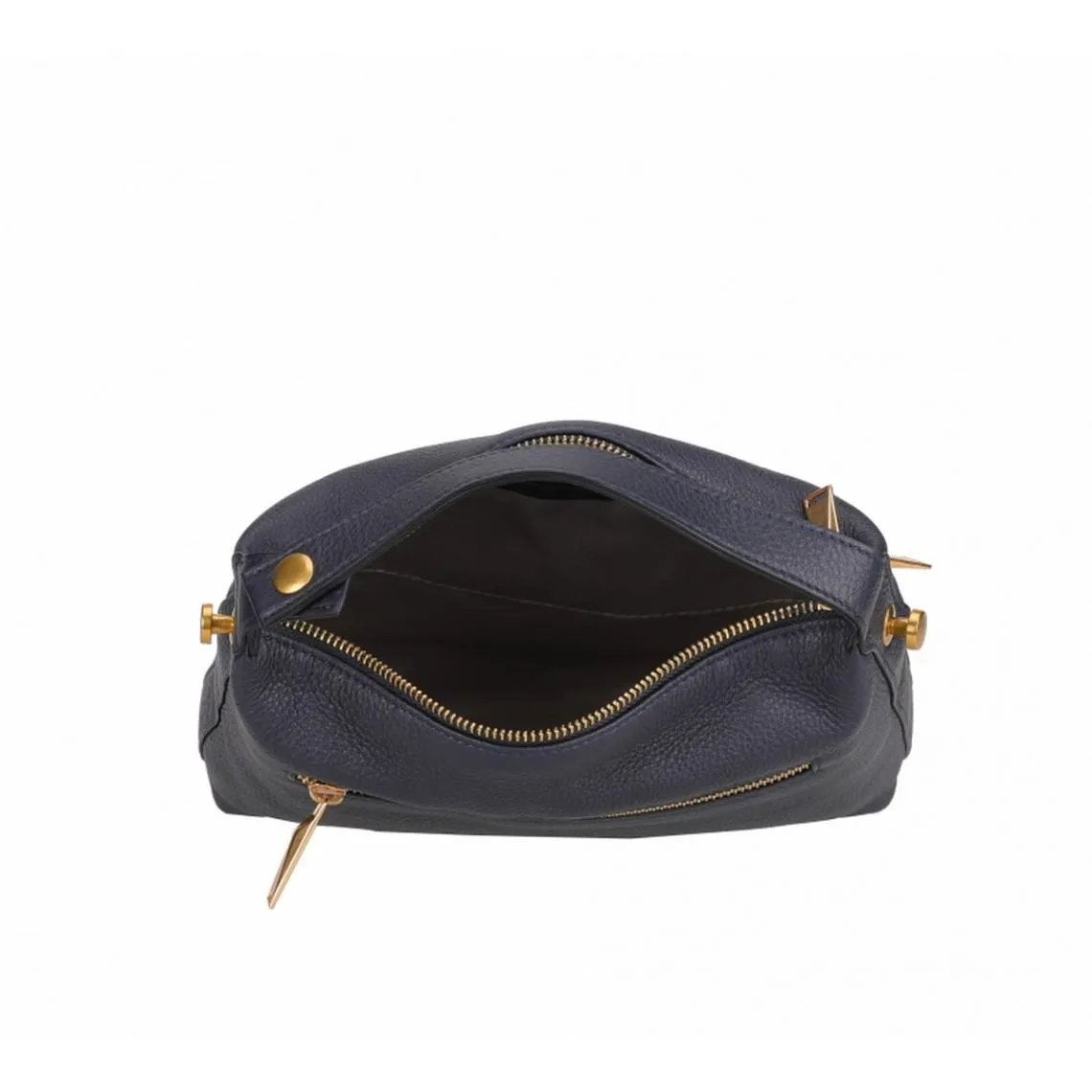 Porté-épaule en cuir bleu nuit  Camille | 3 Suisses