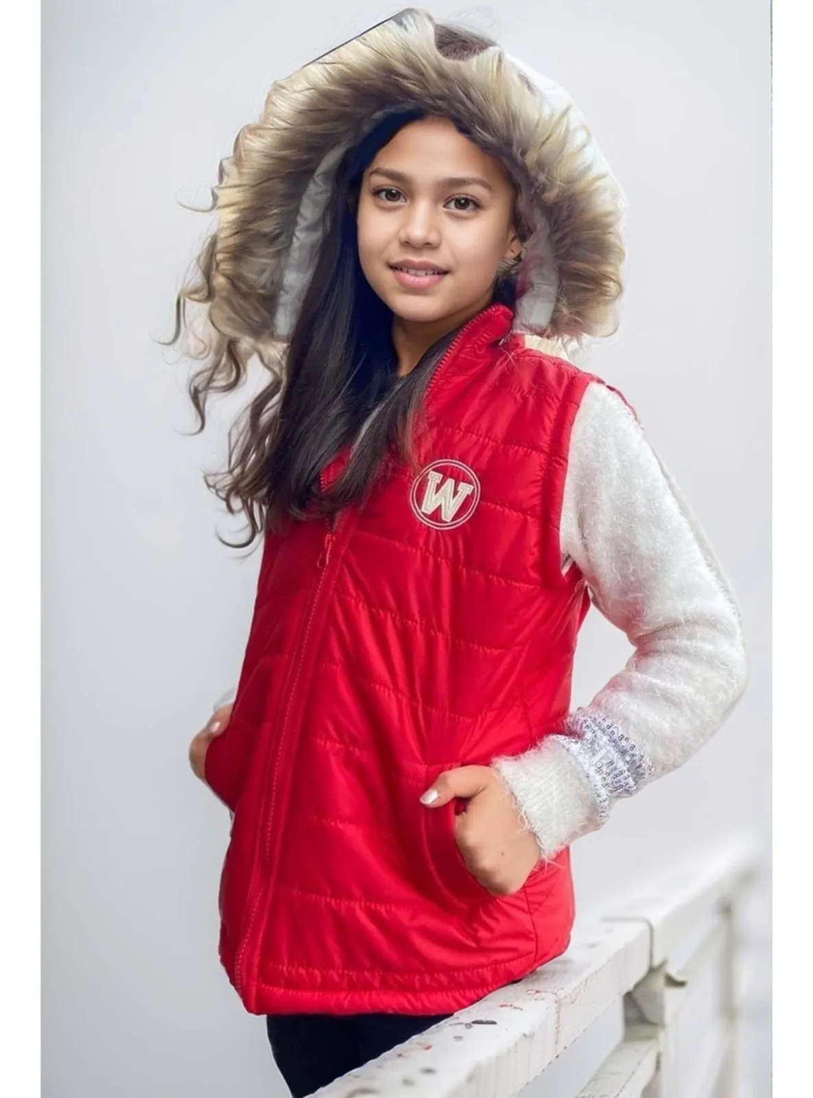 Red - Girls` Suit