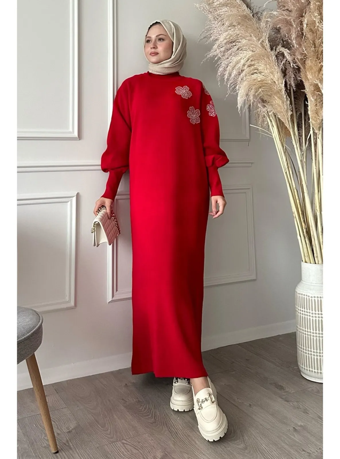 Red - Knit Dresses