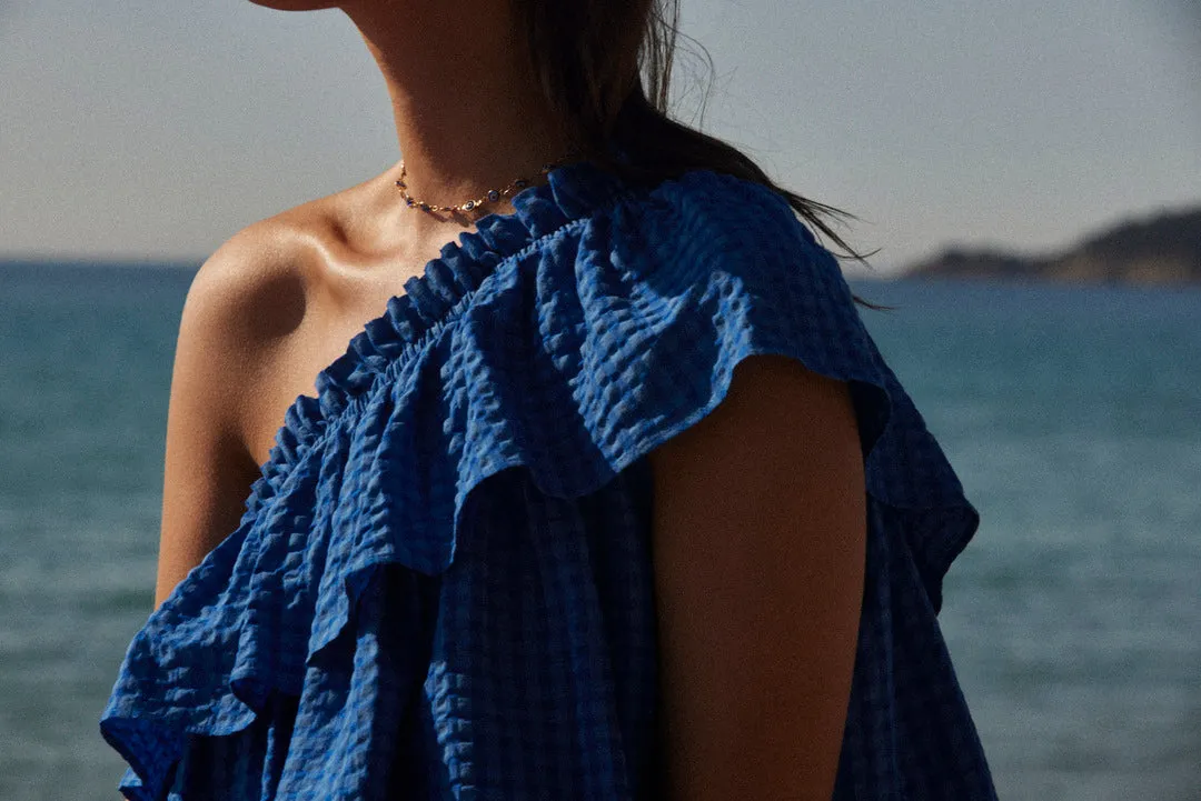 Robe Nouba vichy bleu