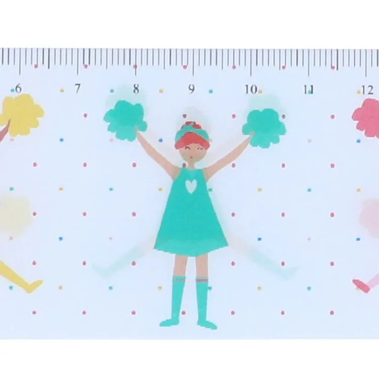 Règle holographique pompom girls Mercredi et Patati - Le petit Souk