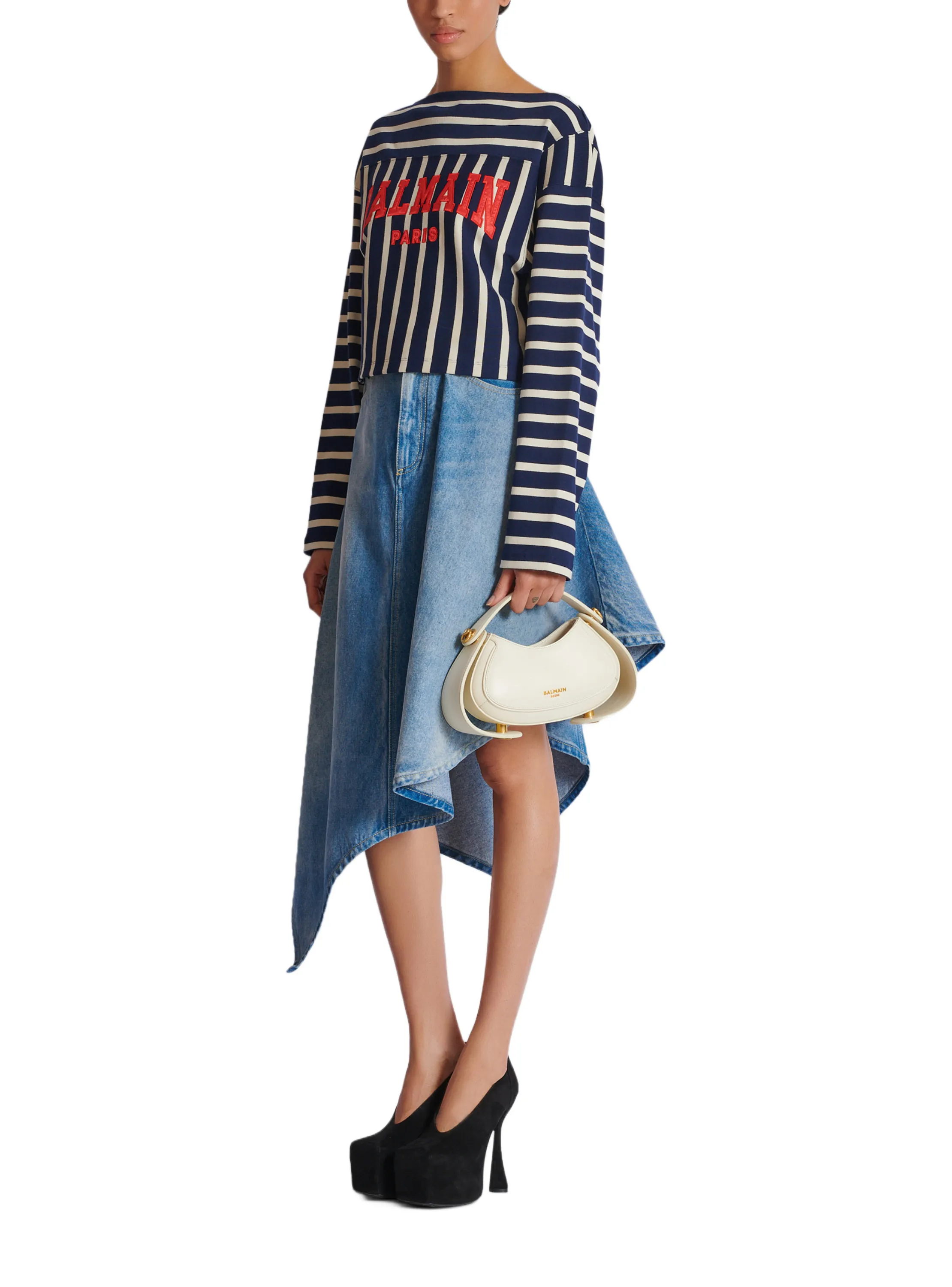 SAC JOLIE MADAME SMALL EN CUIR BOX - BALMAIN pour FEMME | Printemps