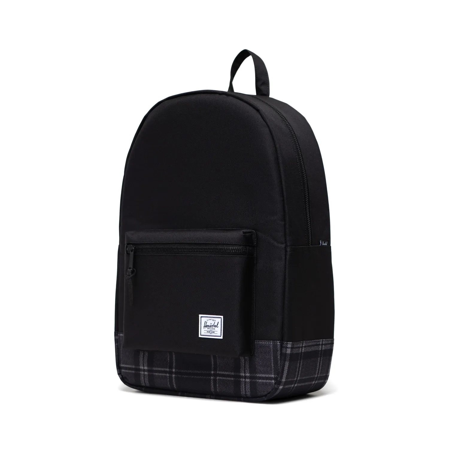 Sac à Dos Herschel Supply Co. Settlement Black Grayscale Plaid