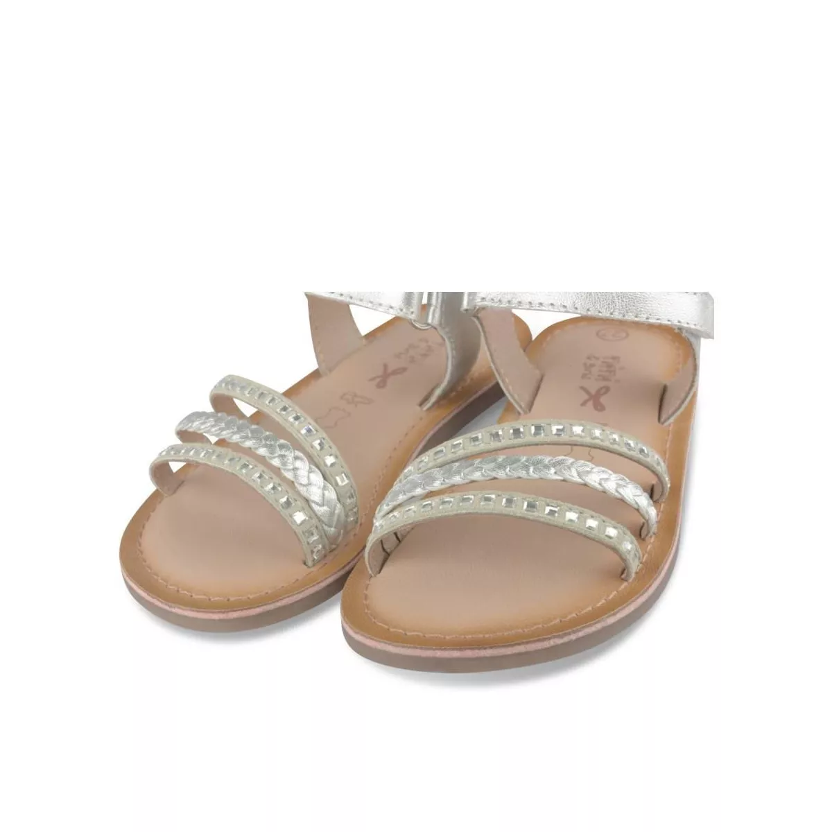 Sandales ARGENT NINI & GIRLS CUIR